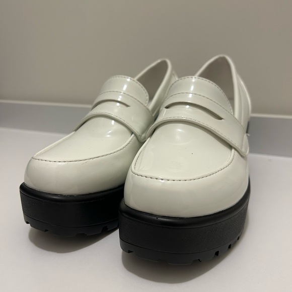 NASTY GAL Faux Leather Chunky Penny Loafers - Picture 3 of 5